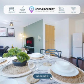 Beautiful Apartment - Close to City Centre - Free Parking, Fast Wifi, SmartTV with Sky TV and Netflix by Yoko Property